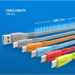Fast charging Kabel data micro usb fast charging panjang 100 cm