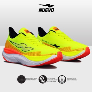 NUEVO - Sepatu Running Soars XI Stabilo Oren Olahraga Lari Pria Santai Outdoor